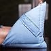 Comfort Finds Foot Pillow Heel Protector - Swollen Feet Comfort & Protection Relief Cushion - Light Blue