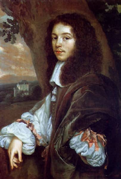 Affiche portrait Christaen Huygens pour une décoration murale de chambre chaleureuse