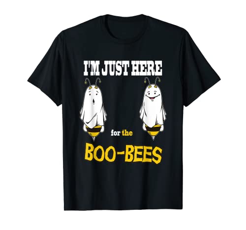 Halloween Boo Bees fantasma Sono qui solo per le api fischio Maglietta