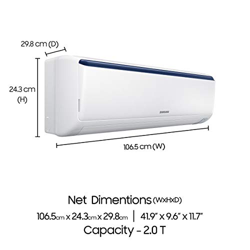 Image of Samsung 2 Ton 3 Star Inverter Split AC (Alloy AR24RV3JGMC White)