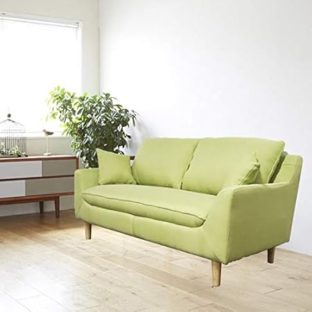 Amazon Co Jp ソファー 3人掛け 2人掛け ソファ 安い 2 5人掛け ローソファー グリーン 北欧 カフェ ハイバック カウチ ナチュラル ホーム キッチン