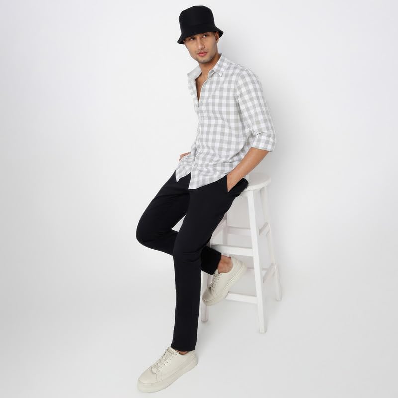 Image of Mens Striped Slim Fit Cotton Casual Shirt | Full Sleeves Mens Shirts | Stylish Shirt for Men