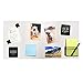 totalElement 28 x 14 Inch Brushed Stainless Steel Magnetic Board, Frameless Metal Bulletin Board, Notice/Message Board for Wall (Silver)