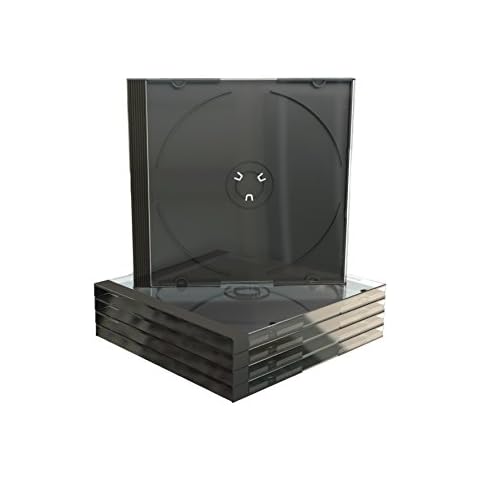 MediaRange BOX22-M CD-Leerhülle, 10, 4 mm Schwarz - 50 Stück Cover