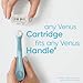 Gillette Venus Womens Razor Blade Refills, Venus Extra Smooth 4 Count and Venus Deluxe Smooth Sensitive 2 Count, 6 Total Refills
