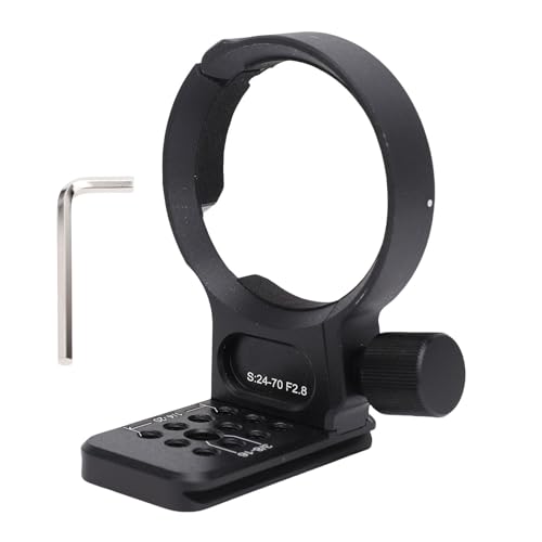 Collier d'objectif anti-vibration en aluminium pour stabiliser le zoom 2470 F28 sur trépied