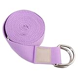 Alipis Cinta de Estiramiento para Yoga Banda de Fitness Antideslizante Correa Auxiliar para Ejercicio y Entrenamiento Color Púrpura Hibisco Resistente y Portátil para Estiramientos y
