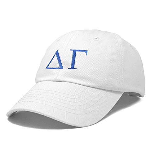 Image of DALIX Delta Gamma Sorority Hat Womens Greek Letters Embroidered Baseball Cap