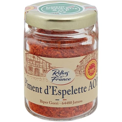 Piment d'Espelette AOP Reflets de France 40g : l'alternative douce au poivre en lot de 3