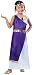 amscan 9000651 Costume élégant pour fille romaine avec bandeau feuilles dorées 9-10 ans 1 pièce