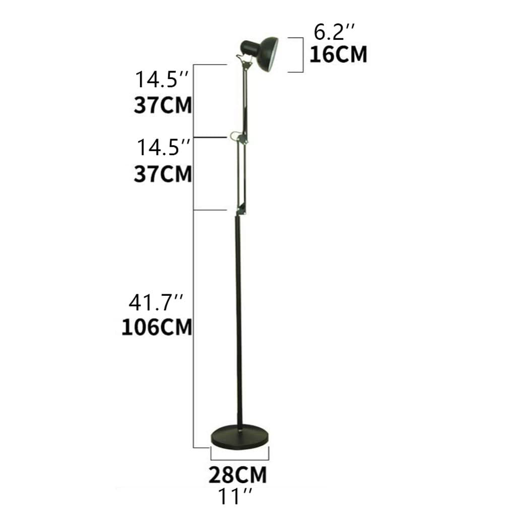 Lampa Stojąca Salon Regulowany Żelazny Lampa podłogowa Nowoczesne E27 Lampy podłogowe Proste Sypialnia Salon Stojący Lampa Narożna Light Reading Light Lampa Podłogowa Sypialnia