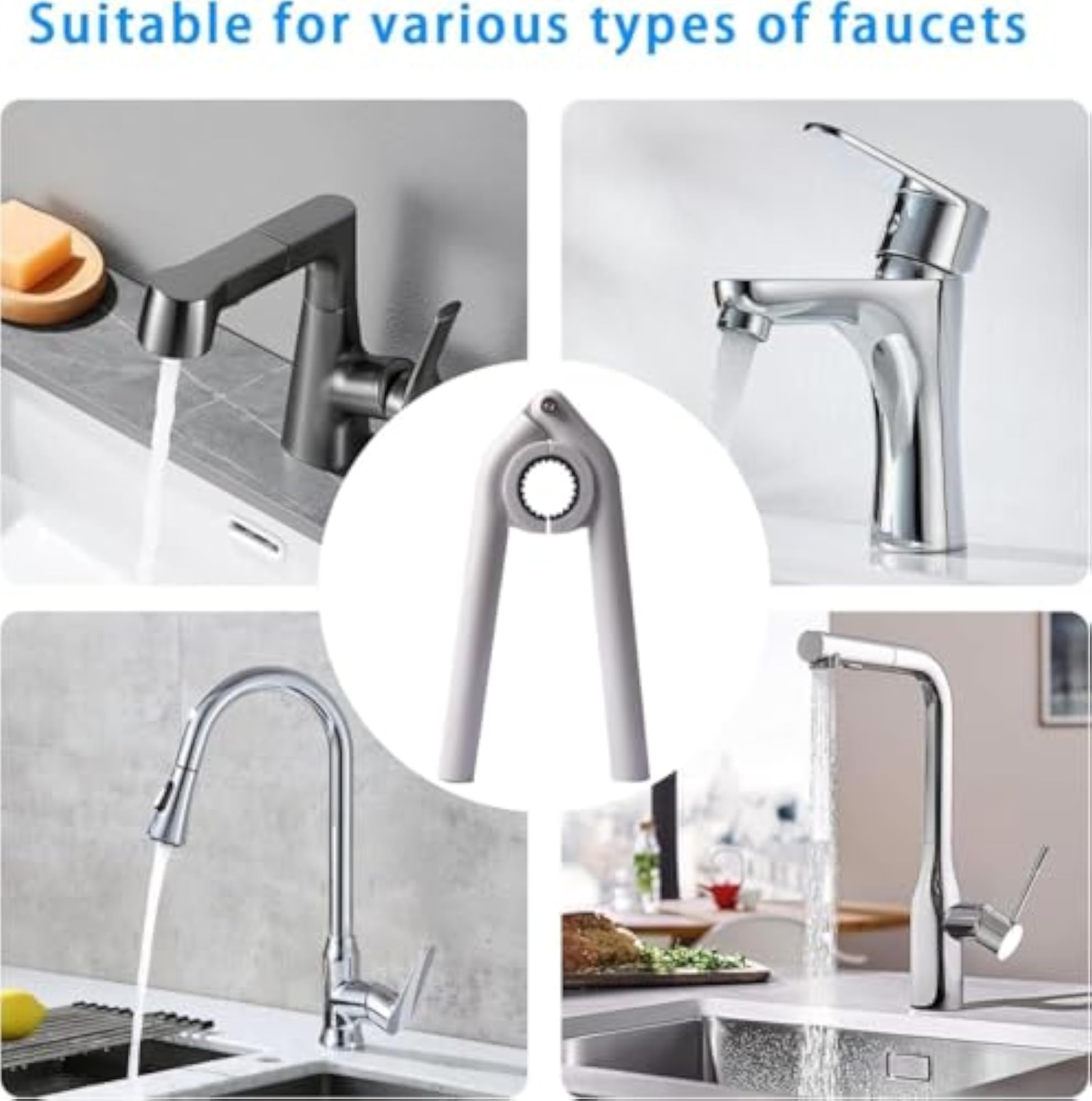 Faucet Wrench Basin Installation Tool, Slip-Resistant