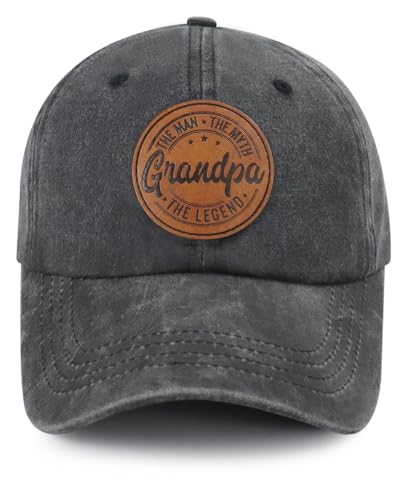 Image of The Man The Myth The Legend Hat for Men, Funny Adjustable Cotton Family Baseball Cap