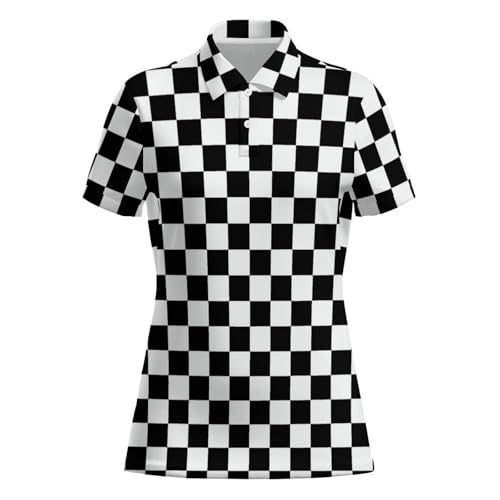 Funny Matching Couple Golf Shirts Short Sleeve Polo Shirts Moisture Wicking Unisex Hawaiian Outfits for Men Women3