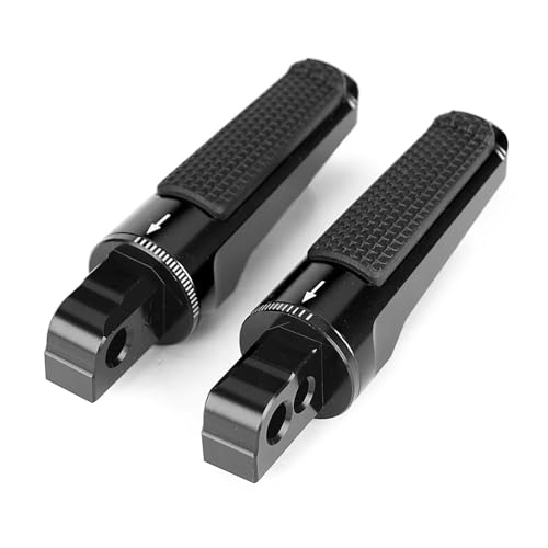 Repose-pieds arrière CNC pour Suzuki GSXR 600 et GSR600 en alu noir