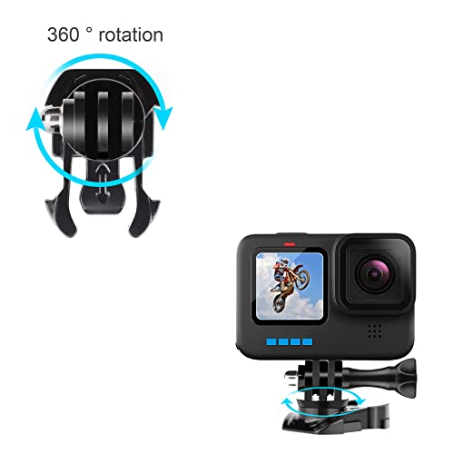 image for SOONSUN Quick Release Tripod Mount, Thumbscrew, 360 Degree Rotate Swiv