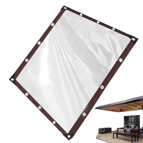 Impermeable transparente contra el frío de invierno en plantas y gallineros 2