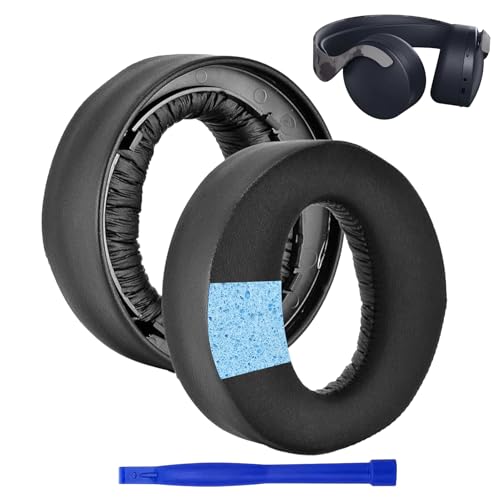 1 Paar PS5 Kühlgel Headset Ohrpolster für Sony PS5 Pulse 3D, Professionelle Ersatz Ohrpolster, Verwendet hochwertigen Memory-Schaumstoff für mehr Komfort und Langlebigkeit