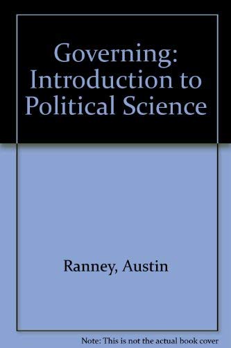 Governing: An introduction to political science 0133606295 Book Cover
