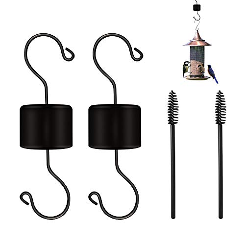 ERYTLLY Ant Moat for Hummingbird Feeder and Oriole feeders, Ants Guard Moats, Moat Hooks for Hummingbird Oriole, Nectar Feeders for Outdoors (Pack of 2)