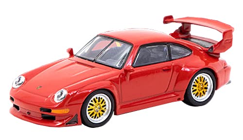 Tarmac T64S-004-RD Porsche 911 (993) GT2 Scale 1:64 Model Car Red