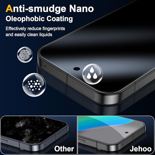Image of [2+2 Pack] Screen Protector for Google Pixel 10 + Camera Lens Protector, 3D Full Coverage, 9H Tempered Glass, Fingerprint Unlocking, Bubble Free