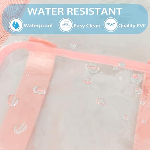 Clear Tote Bags Stadium Approved, Heavy Duty Travel Bags, Large Sports Shoulder Pack for Work,Competition4