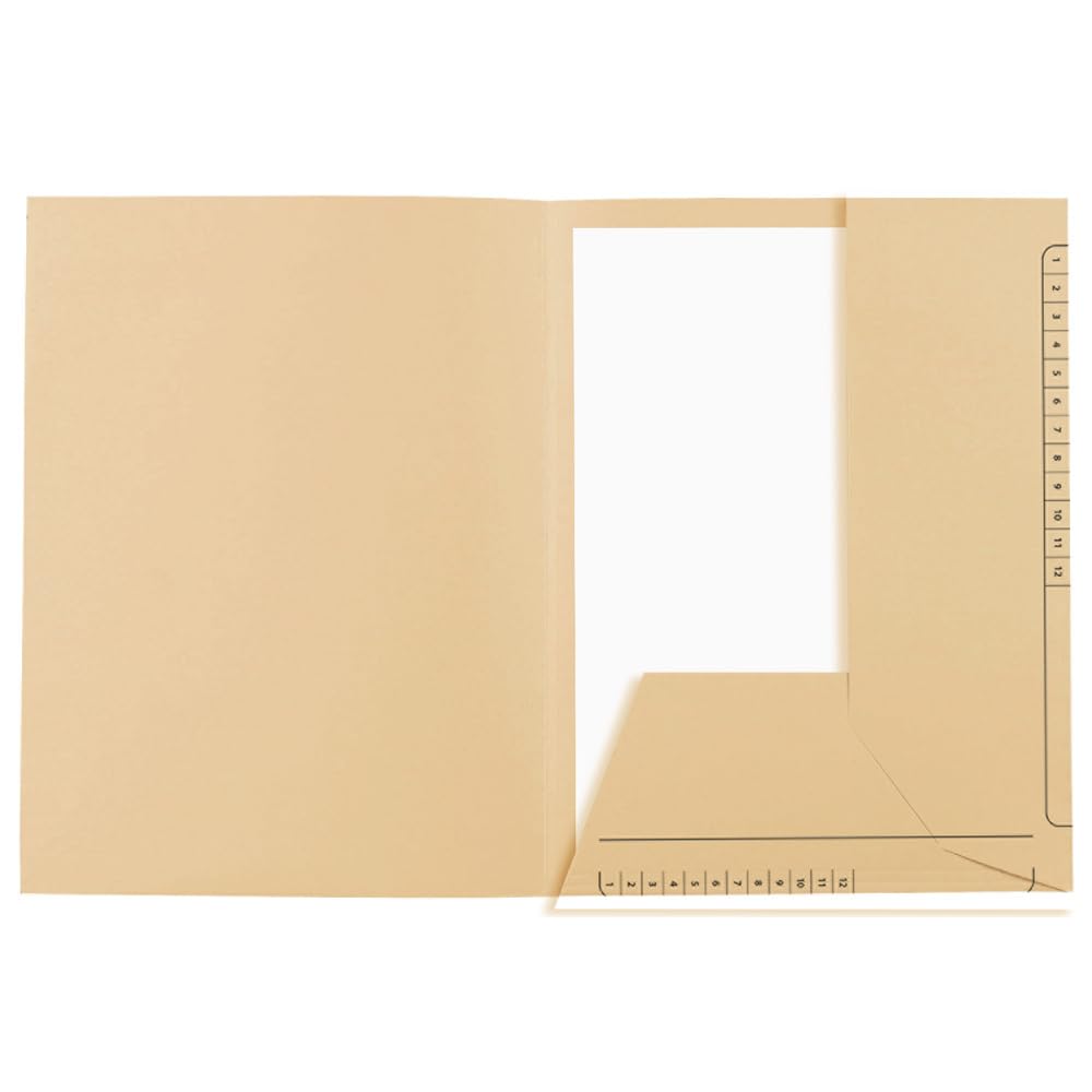 Exacompta - Ref. 334000E – Karton mit 5 Packungen mit je 25 Schnellhefter mit 2 Klappen SUPER 210 g/m² – Pastellfarben – PEFC™ zertifiziert – Maße: 24 x 32 cm für DIN A4-5 verschiedene Farben