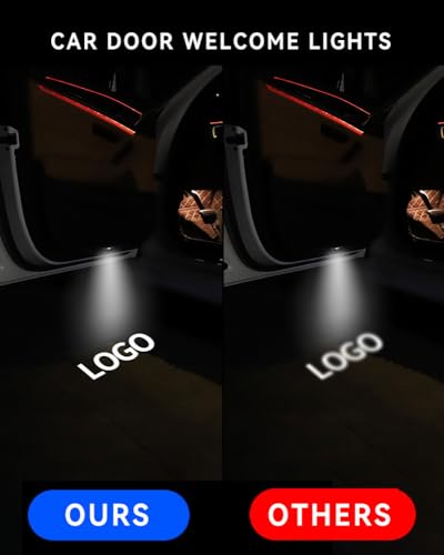 Wireless Car Door Welcome Lights - Ultra-Bright LED Projection,Wireless LED Logo Projection Logo Lights for Cars, Trucks, SUV (forFo-r-d)