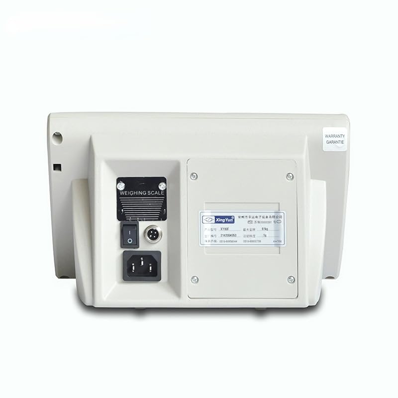 510kg x 50g Industrial Weighing Scale - 510kg Capacity, 50g Resolution, 400x500mm Platform, LED Display, 220V & Battery for Warehouse Logistics