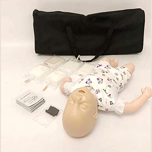 HAOKEY Modelo de Primeros Auxilios para Bebés, Modelo de Infarto de Bebé, Simulador de Reanimación Cardiopulmonar, Entrenamiento Infantil Manikin Airway Obstruction Cover