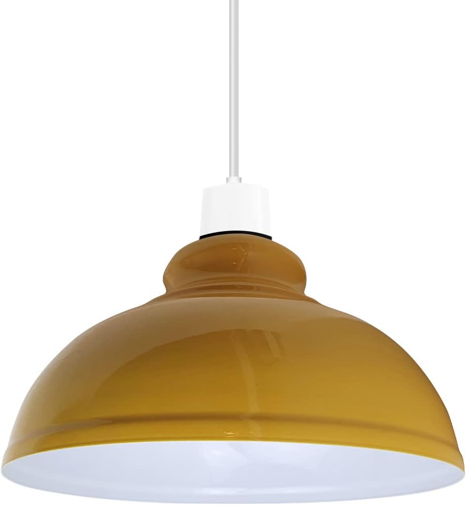 LEDSone Industrial Pendant Ceiling Light Shade, 29cm Retro Kitchen ...