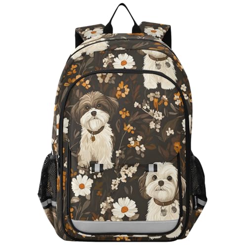 Sac à dos tendance imprimé fleurs pour le collège et les sorties