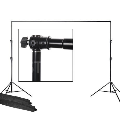 SouthbayCamera Telescopic Backdrop Background Support Stand 2 Piece 7 Feet Stands and 6 Feet Cross Bar FT9116