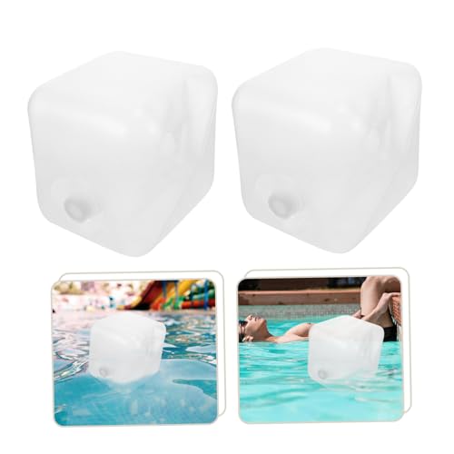 2 bolsas con peso para escalera de piscina de plástico miniatura 4