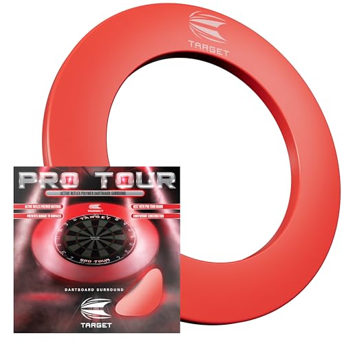 Target Darts Pro Tour Bedruckte Umrandung Rot
