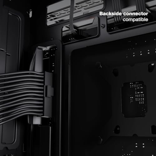 Image of be quiet! Light Base 900 FX Black PC Case, Fully Windowed Front and Side | Dual Chamber, ARGB, 4 Light Wings 140mm PWM Fans, Mid Tower, Inverted and Horizontal Layout, E-ATX Motherboard Compatible