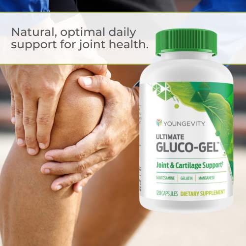 Image of Youngevity Ultimate Gluco-Gel -for Joints, Tendons, Bones & Cartilage | Contains Glucosamine, Gelatin & Manganese | 2 Bottles