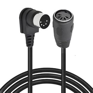 The 5 Pin DIN MIDI cable uses a 90-degree design, which can better manage the MIDI cable in some cases, especially the small corners where the cable needs to be bent. And protect the 5-pin DIN port of the MIDI device from damage caused by frequent pl...