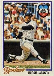 1978 Topps Baseball Card #200 Reggie Jackson
