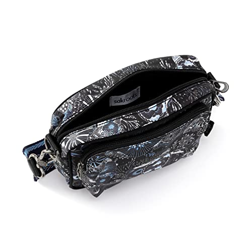 Sakroots Womens Westwood Crossbody in Repreve Ecotwill Westwood Crossbody in Repreve EcoTwill