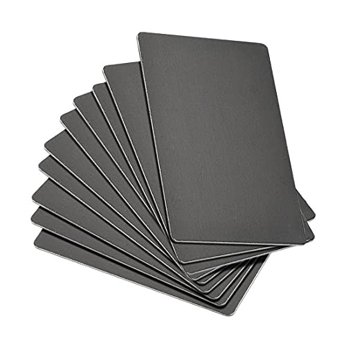 Plaque en aluminium noire 80x50x1mm ébauche métallique pour graveur laser CNC et loisirs créatifs