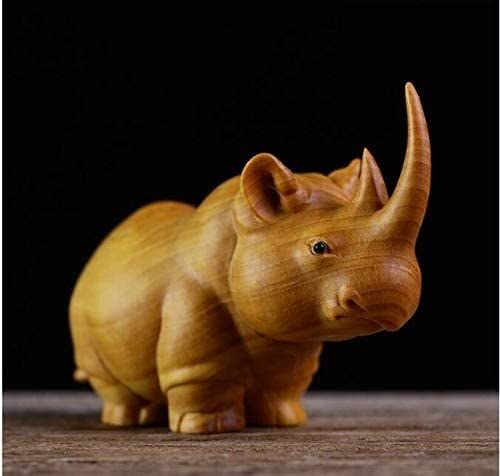 Amazon.co.jp: 抽象的な像彫刻の置物の部屋の装飾工芸品ボックスウッド