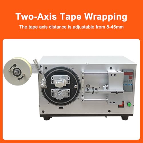 Image of Transformer Coil Wrapping Machine, Automatic Battery Laminator with Adjustable 8-45mm,Wide Compatibility & Adjustability