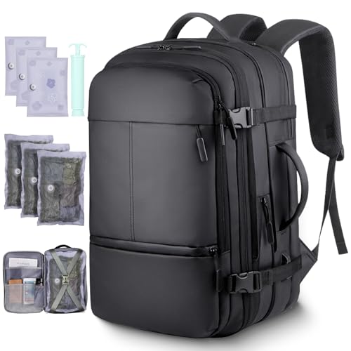 TNELTUEB Vacuum Backpack Travel-Expandab…