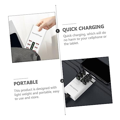Cargador USB multipuertos de 6 puertos 30w y estación de carga de escritorio 3