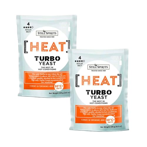 Levadura para destilados TURBO HEAT 141g - Pack 2 unidades (2x141g)