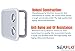 SEAFLO Marine Boat Deck Rectangular Access Hatch - 14.57