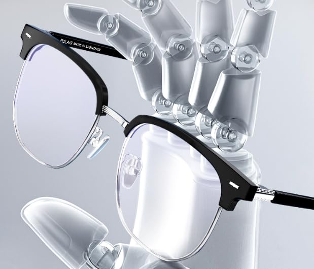 Image of Blue Light Blocking Glasses for Women /Men Anti-Fatigue Computer Monitor Gaming Glasses Prevent Headaches Glasses, PO-BKSV-01