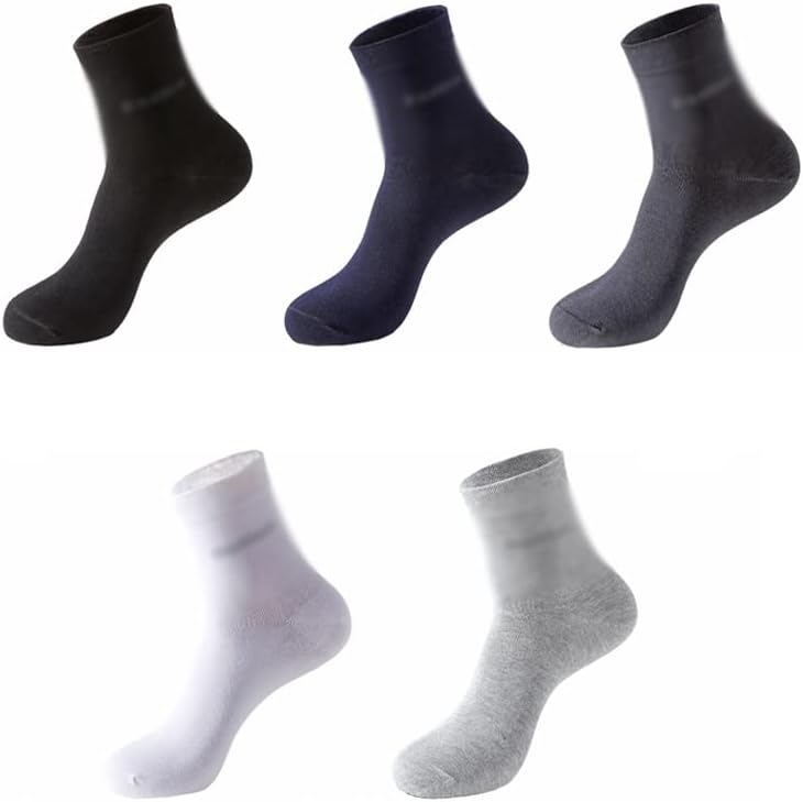 10 Pairs Of Gift Boxed Men's Socks Breathable Business Round Men